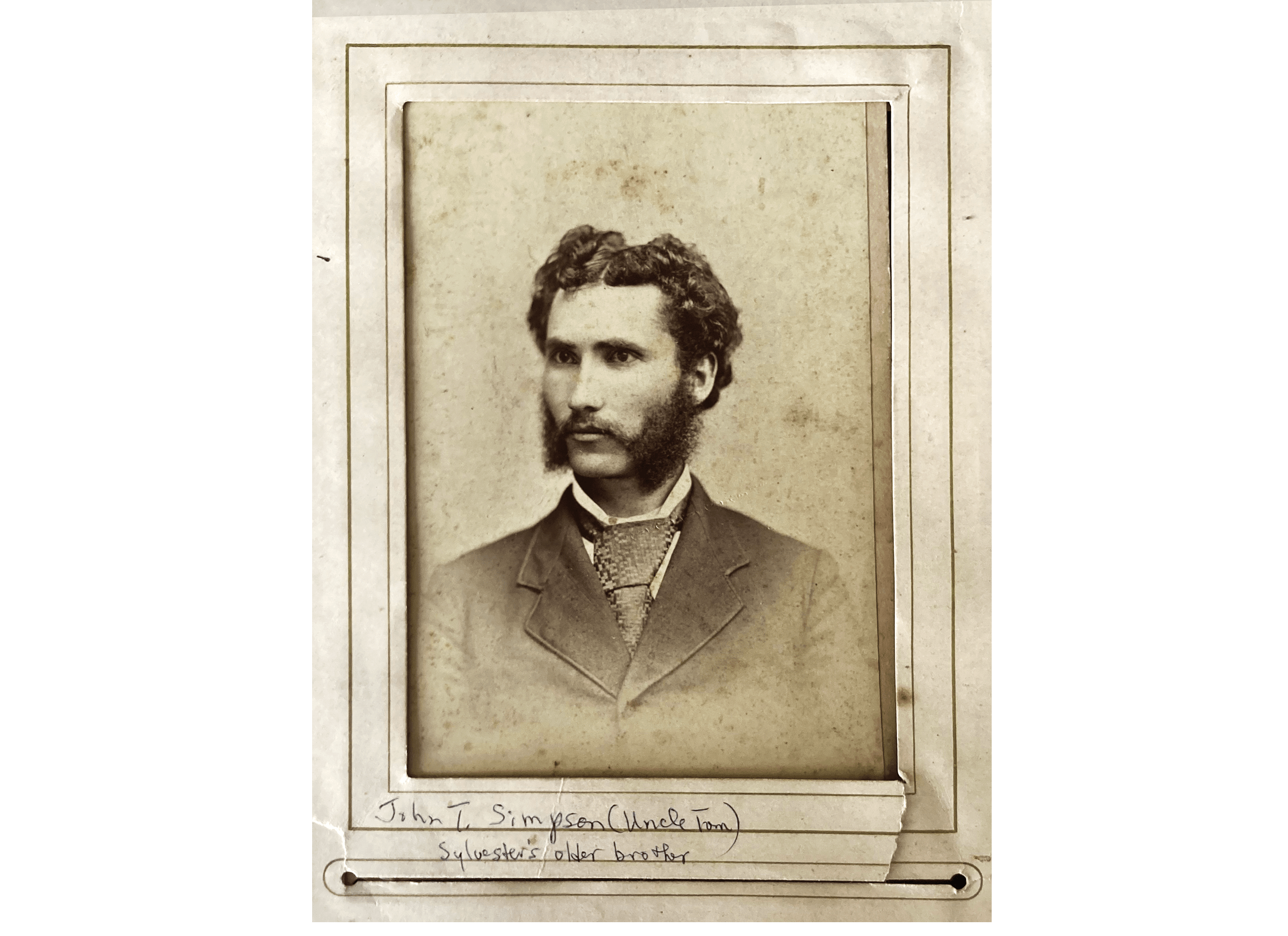 John T. Simpsom, son of Ben and his 1st wife, Eliza Jane Wisdom