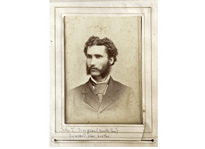 John T. Simpsom, son of Ben and his first wife, Eliza Jane Wisdom